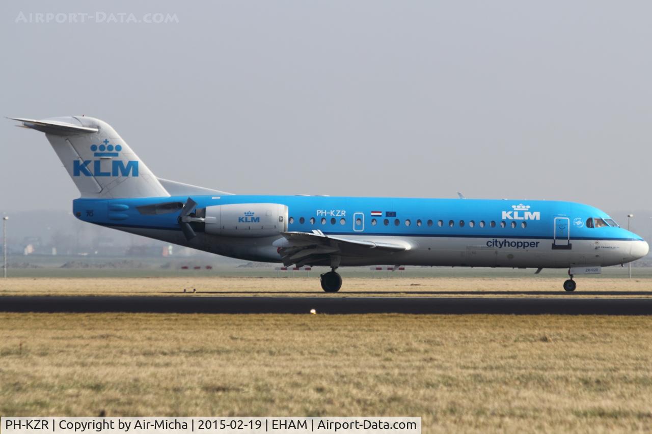 PH-KZR, 1995 Fokker 70 (F-28-0070) C/N 11551, KLM Cityhopper