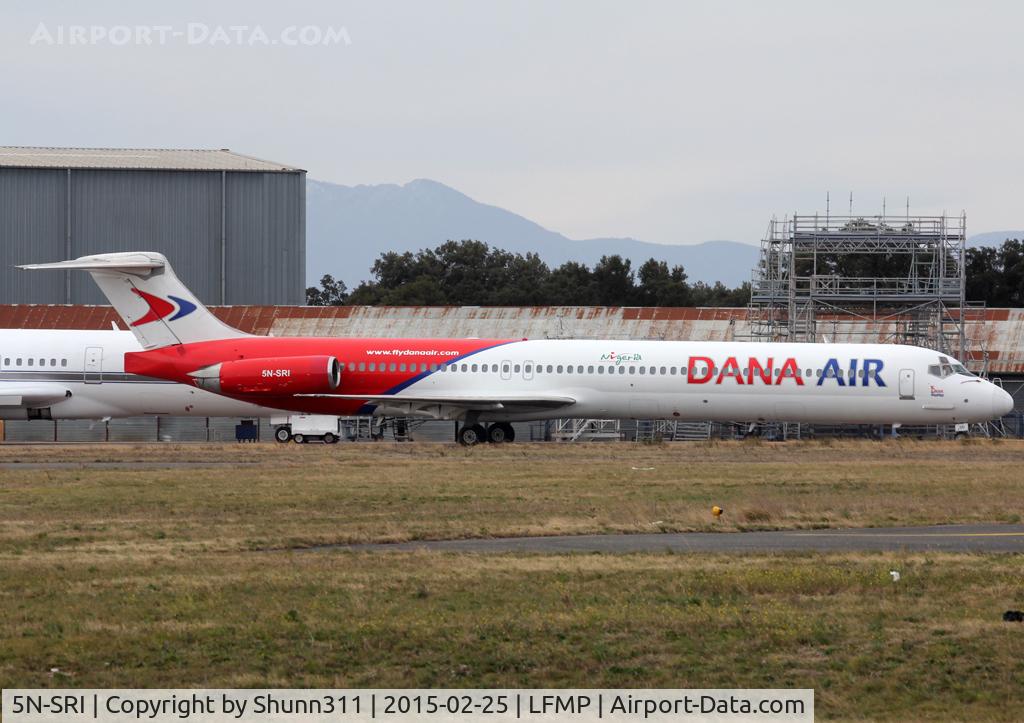 5N-SRI, 1990 McDonnell Douglas MD-83 (DC-9-83) C/N 53020, Parked outside EAS Facility after major overhaul...