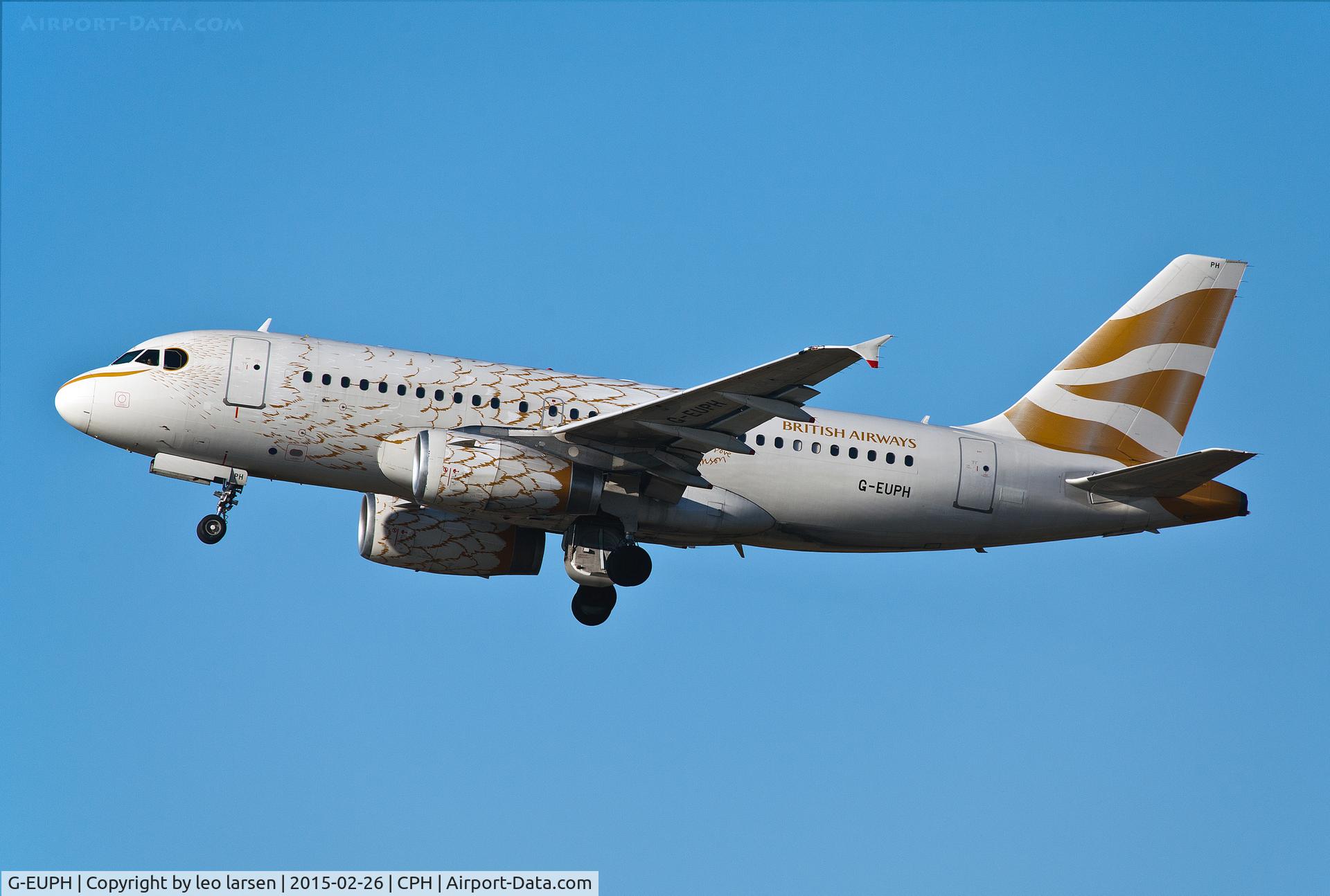 G-EUPH, 2000 Airbus A319-131 C/N 1225, Copenhagen Kastrup 26.2.15
