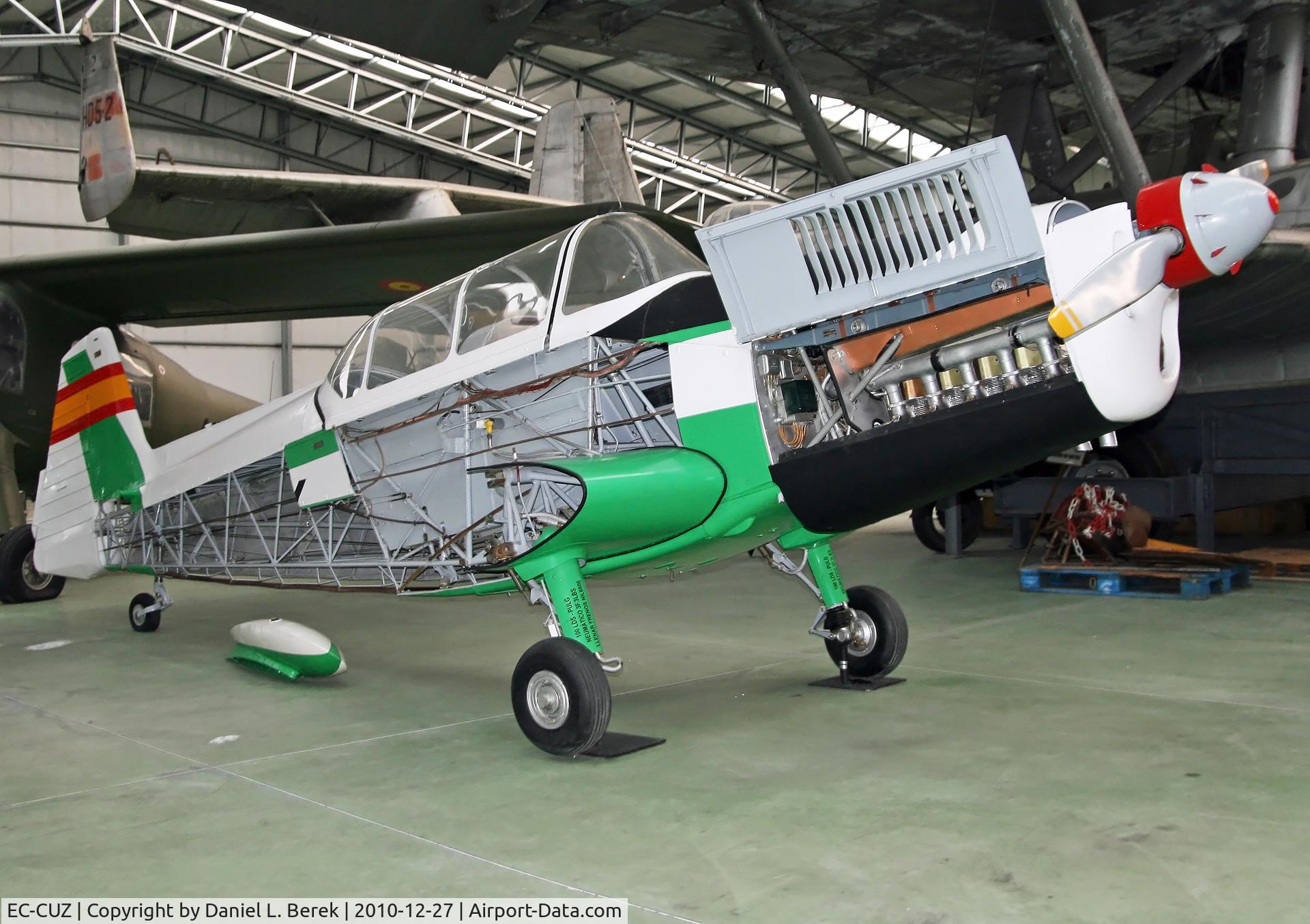 EC-CUZ, Zlin Z-726 Universal C/N 1354, This bird was partially restored after having suffered an accident at the Cuatro Vientos airfield.  Now at El Museo del Aire.