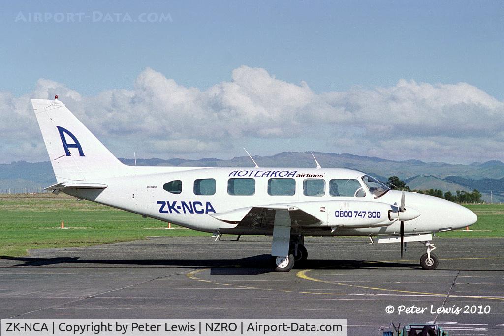 ZK-NCA, 1989 Piper PA-31-350 Chieftain C/N 31-7405203, David W & Margaret R Brown, Auckland - op by Aotearoa Airlines. 1997