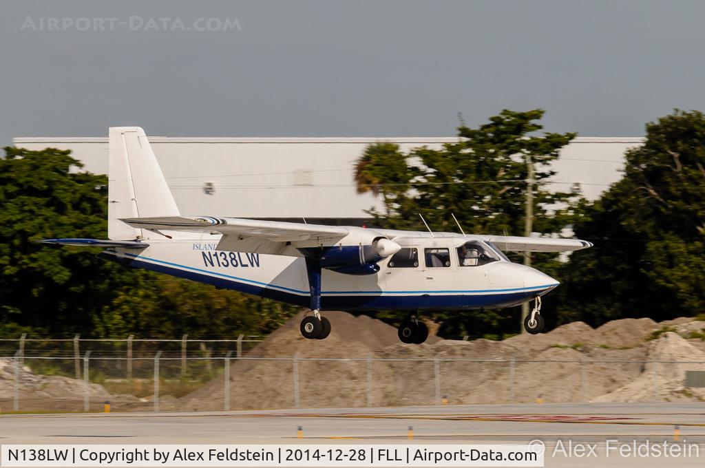 N138LW, 1978 Britten-Norman BN-2A-27 Islander C/N 138, Ft. Lauderdale