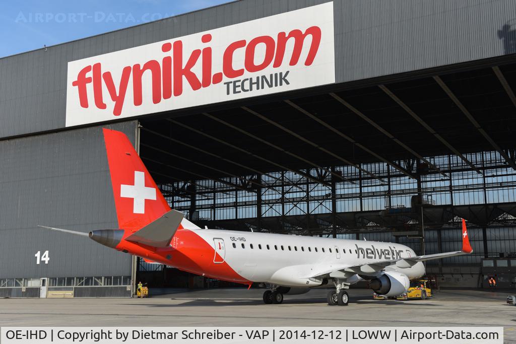 OE-IHD, 2010 Embraer E190 (ERJ-190-100) C/N 19000354, Helvetic Embraer 190