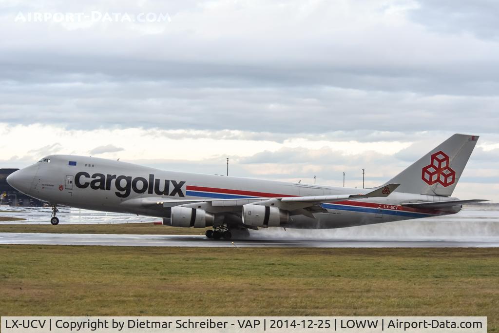 LX-UCV, 2004 Boeing 747-4R7F/SCD C/N 33827, Cargolux Boeing 747-400