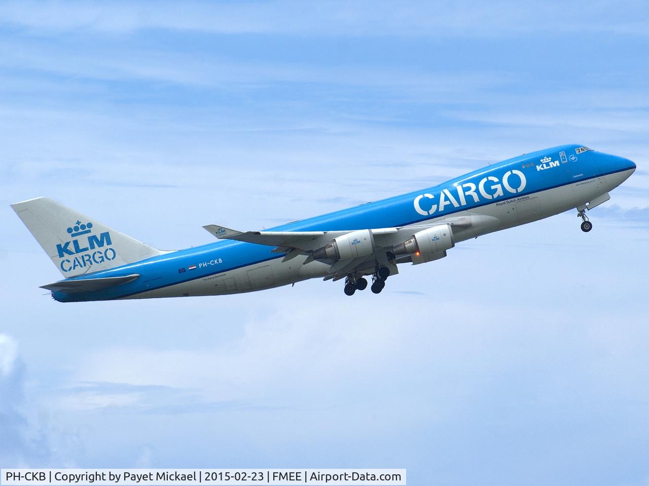 PH-CKB, 2003 Boeing 747-406F/ER/SCD C/N 33695, Take off runway 12