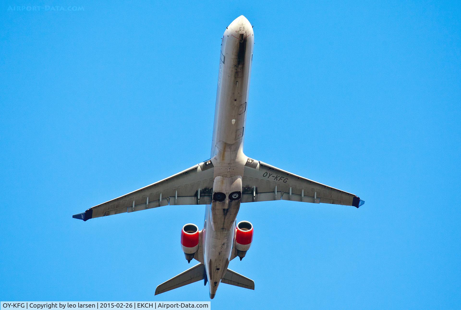 OY-KFG, 2009 Bombardier CRJ-900ER (CL-600-2D24) C/N 15237, Copenhagen Kastrup 26.2.15