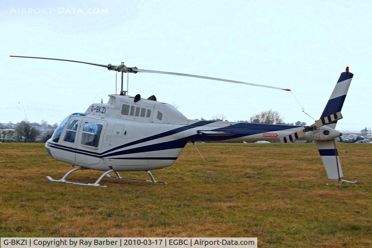 G-BKZI, 1967 Bell 206B JetRanger III C/N 118, Bell 206B Jet Ranger II [118] Cheltenham Racecourse~G 17/03/2010