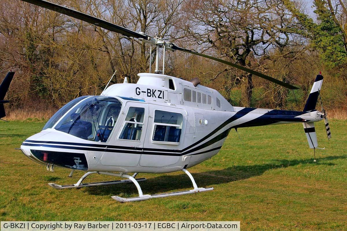 G-BKZI, 1967 Bell 206B JetRanger III C/N 118, Bell 206B Jet Ranger II [118] Cheltenham Racecourse~G 17/03/2011