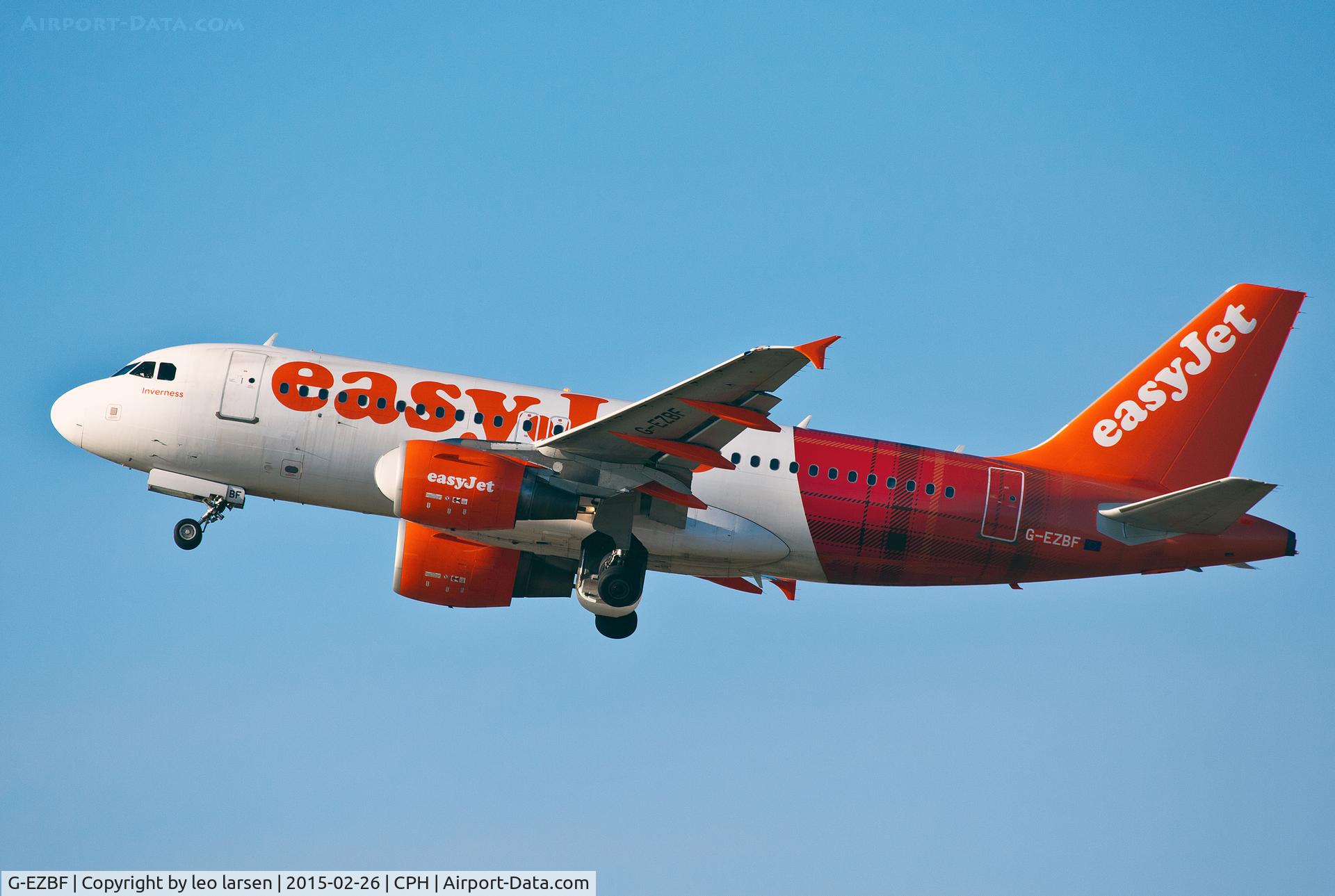 G-EZBF, 2006 Airbus A319-111 C/N 2923, Copenhagen Kastrup 26.2.15