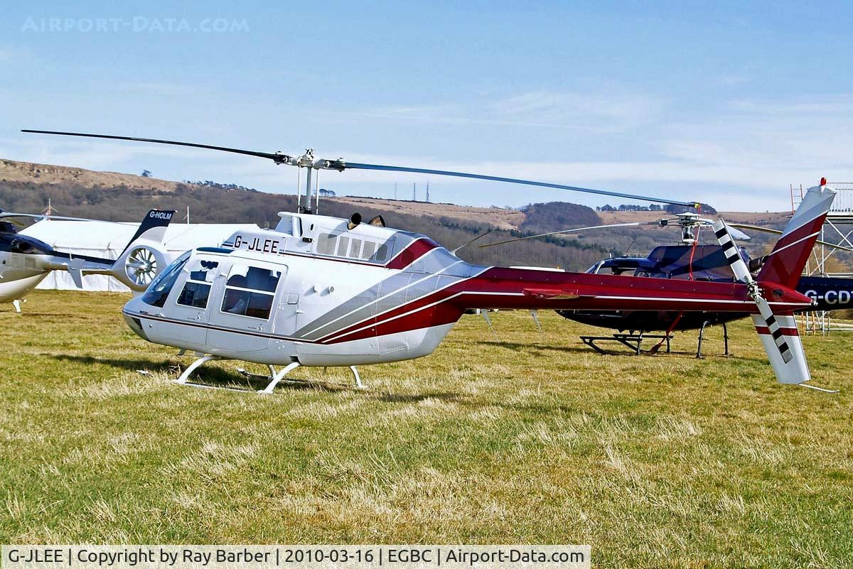 G-JLEE, 1978 Agusta AB-206B JetRanger II C/N 8588, Agusta-Bell AB.206B3 Jet Ranger III [8588] Cheltenham Racecourse~G 16/03/2010