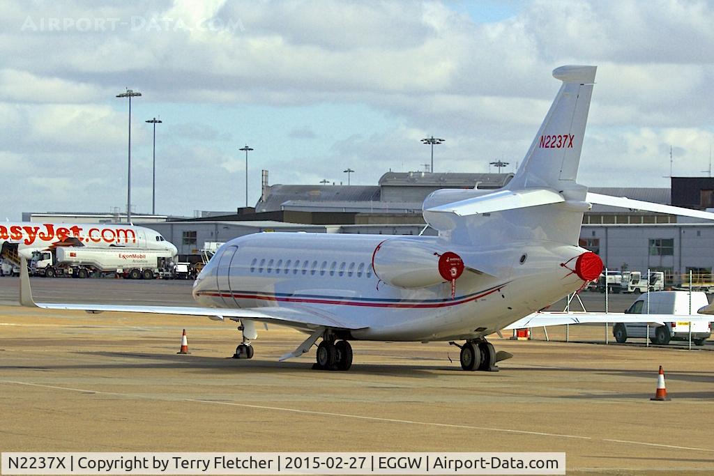 N2237X, 2014 Dassault Falcon 7X C/N 241, 2014 Dassault FALCON 7X, c/n: 241 at Luton