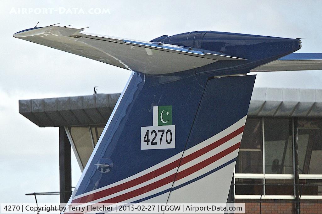 4270, 2012 Gulfstream Aerospace GIV-X (G450) C/N 4270, 2012 Gulfstream Aerospace GIV-X (G450), c/n: 4270
of Pakistan Army at Luton