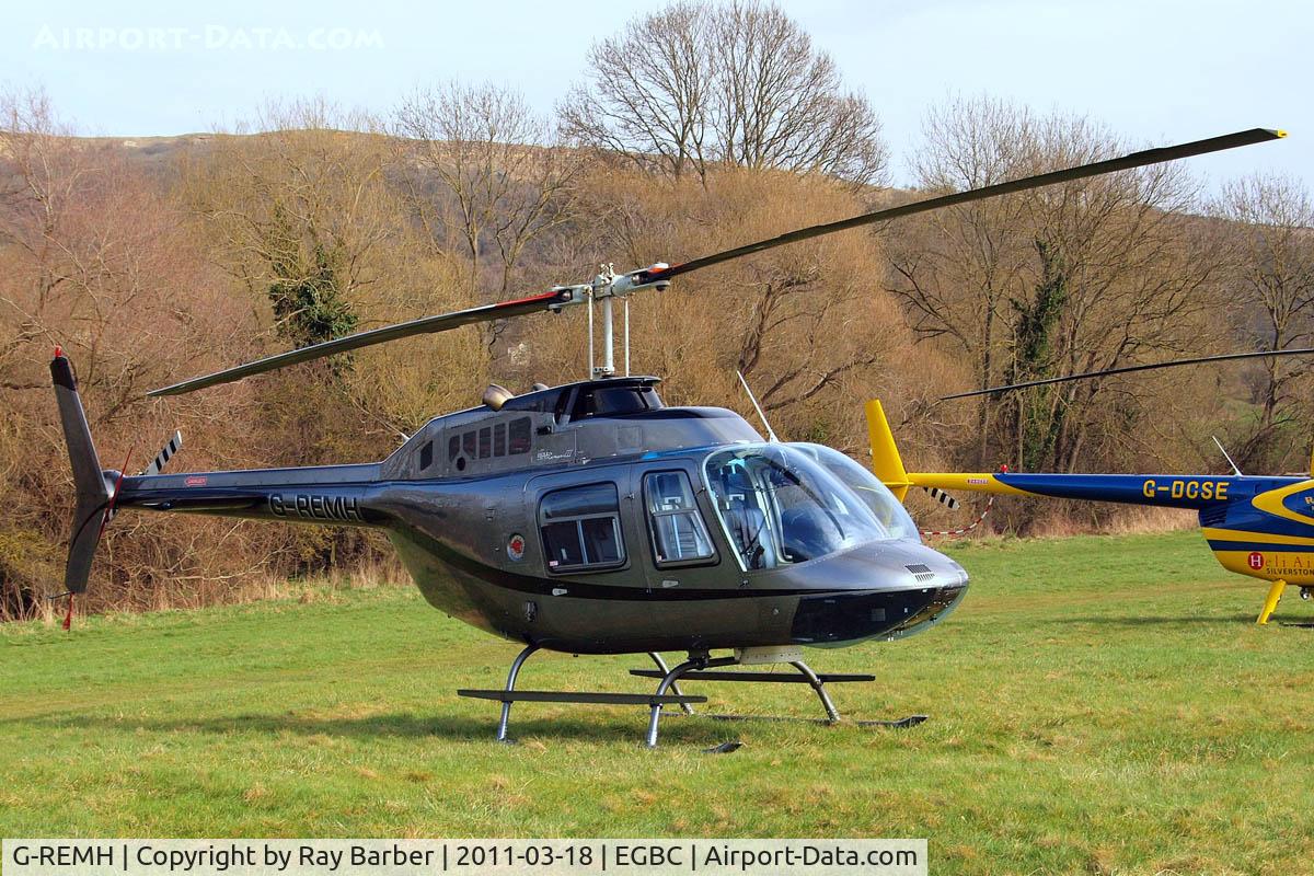 G-REMH, 2007 Bell 206B JetRanger III C/N 4626, Bell 206B3 Jet Ranger III [4626] Cheltenham Racecourse~G 18/03/2011