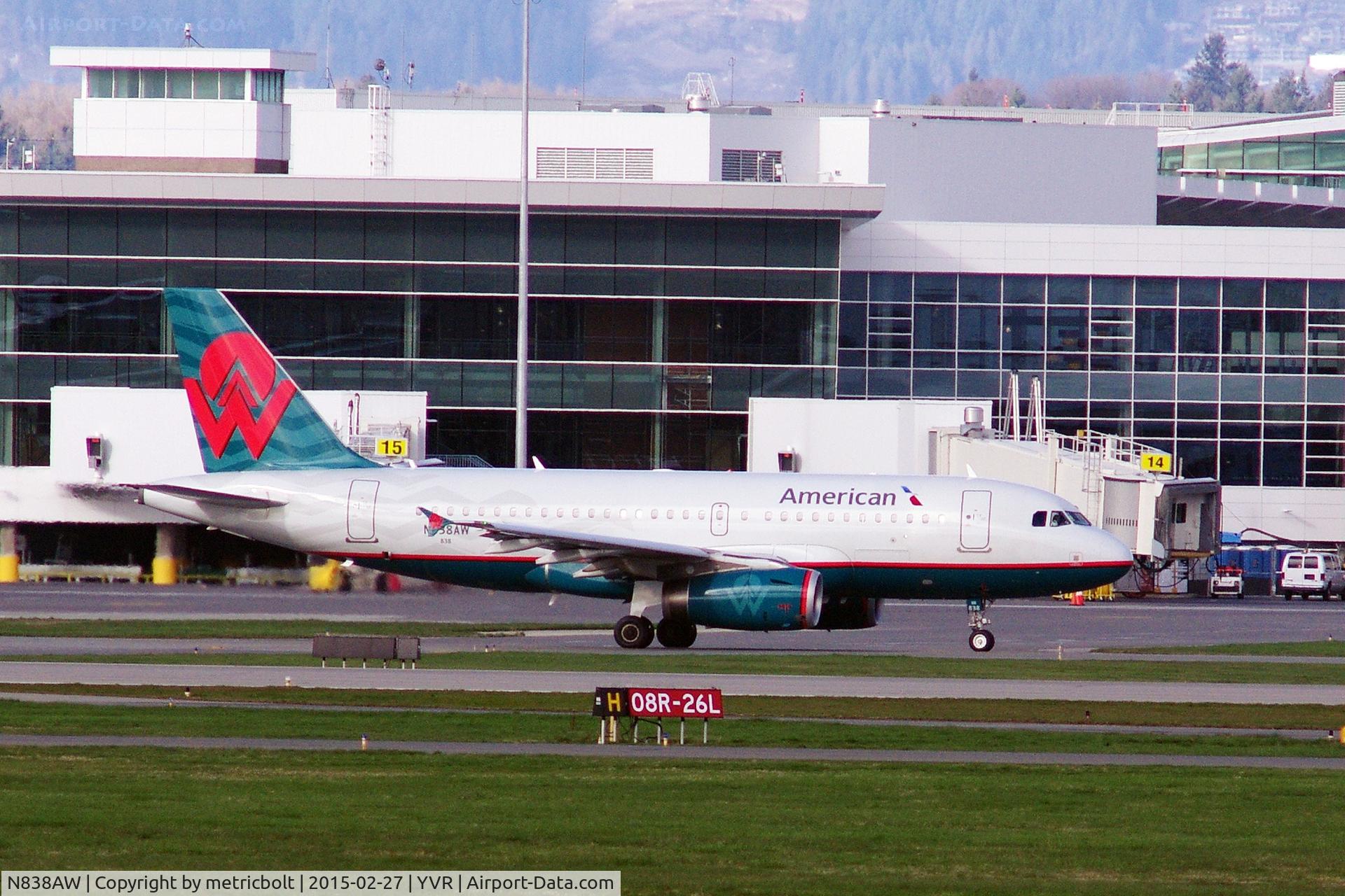 N838AW, 2005 Airbus A319-132 C/N 2615, With 