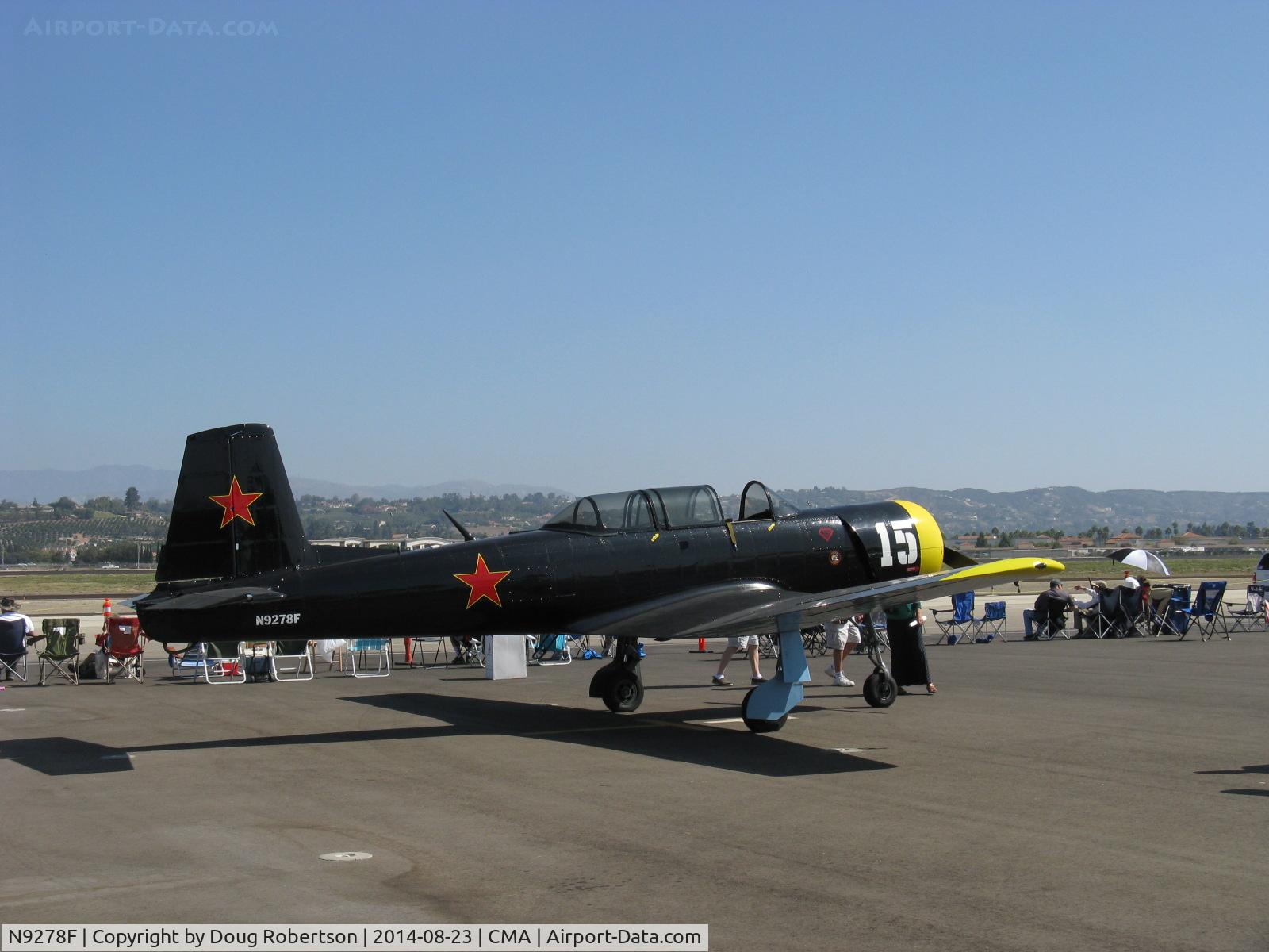 N9278F, 1964 Nanchang CJ-6A C/N 1032018, 1964 Nanchang China CJ-6A, Huosai 6A 9 cylinder radial 285 Hp