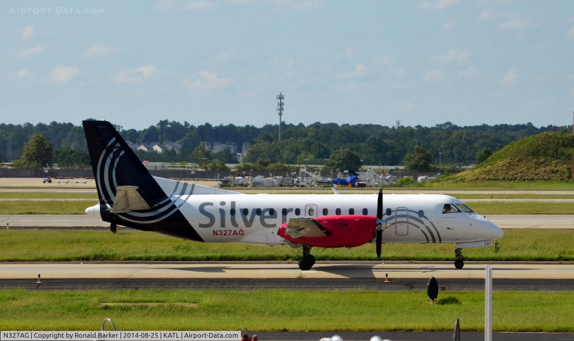 N327AG, 1997 Saab 340B C/N 340B-427, Taxi Atlanta
