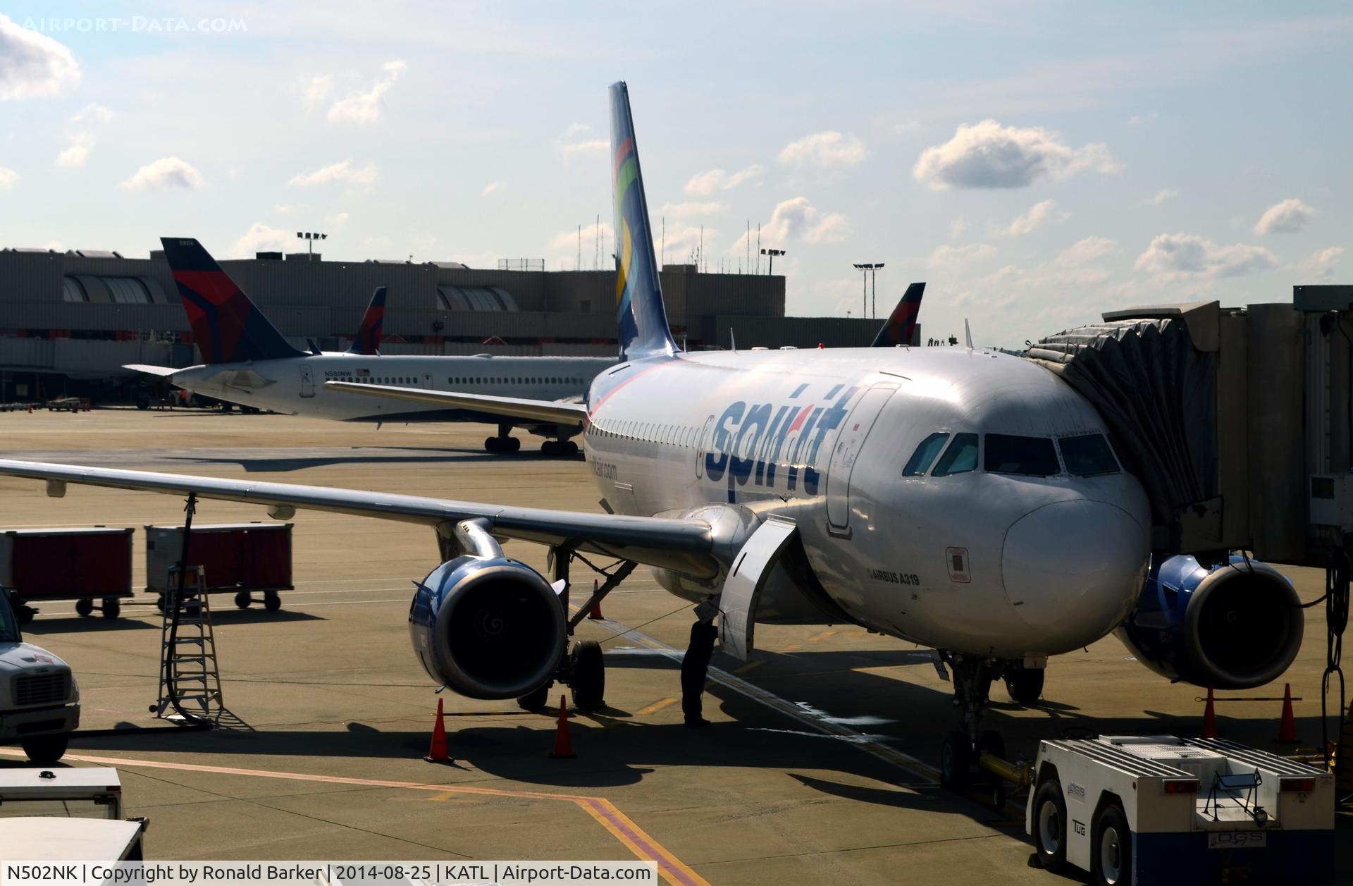 N502NK, 2005 Airbus A319-132 C/N 2433, Refueling Atlanta