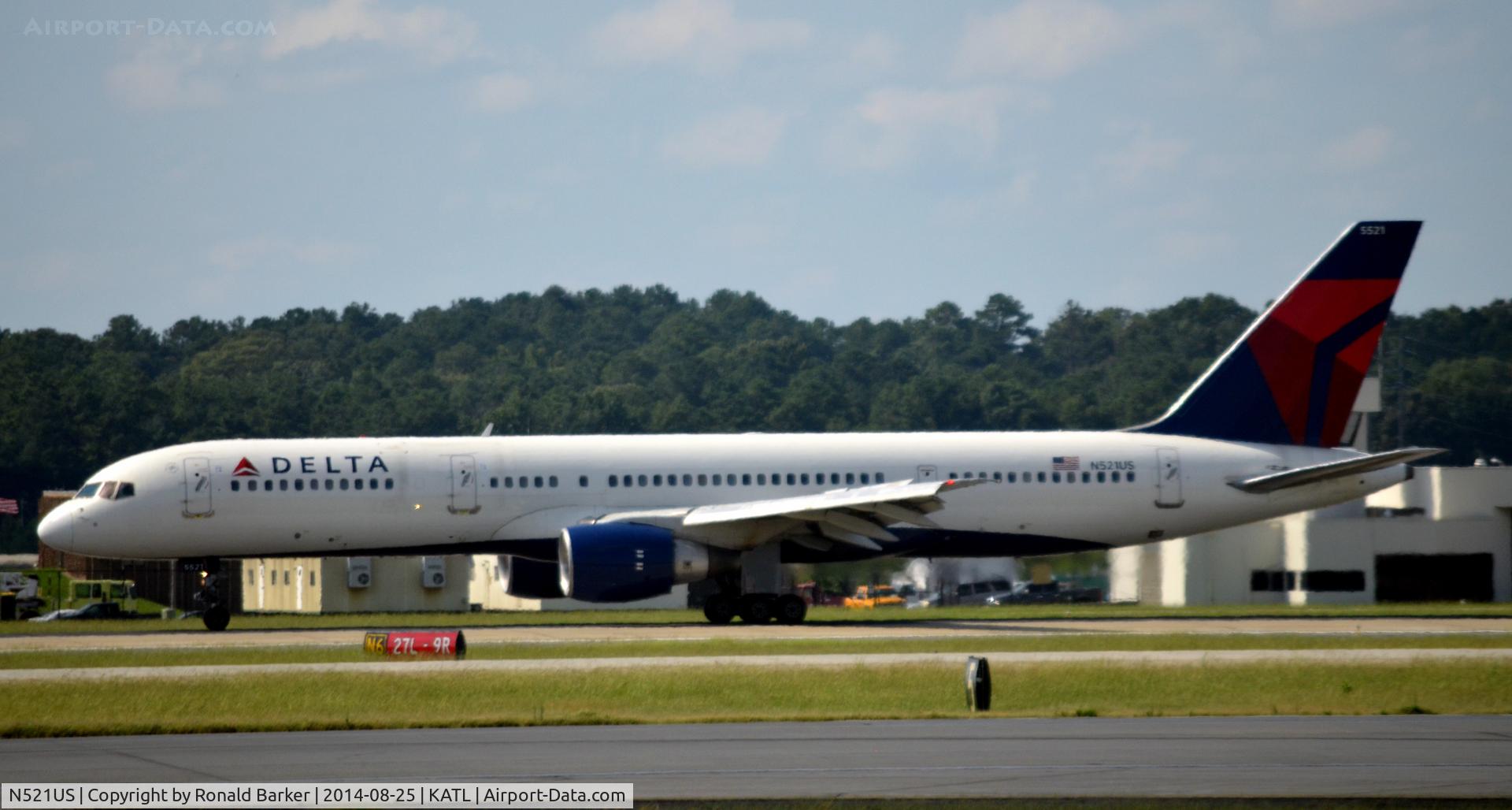 N521US, 1986 Boeing 757-251 C/N 23209, Landing Atlanta