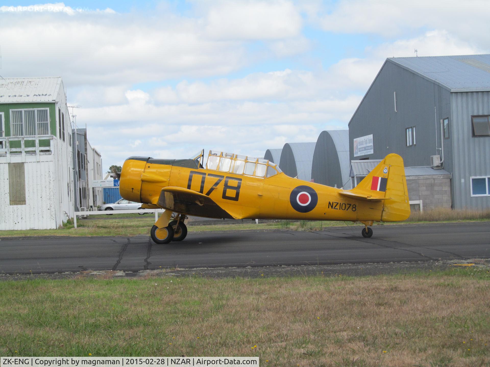 ZK-ENG, 1941 North American AT-6D Harvard III C/N 88-15873 (41-34119), nice old bird