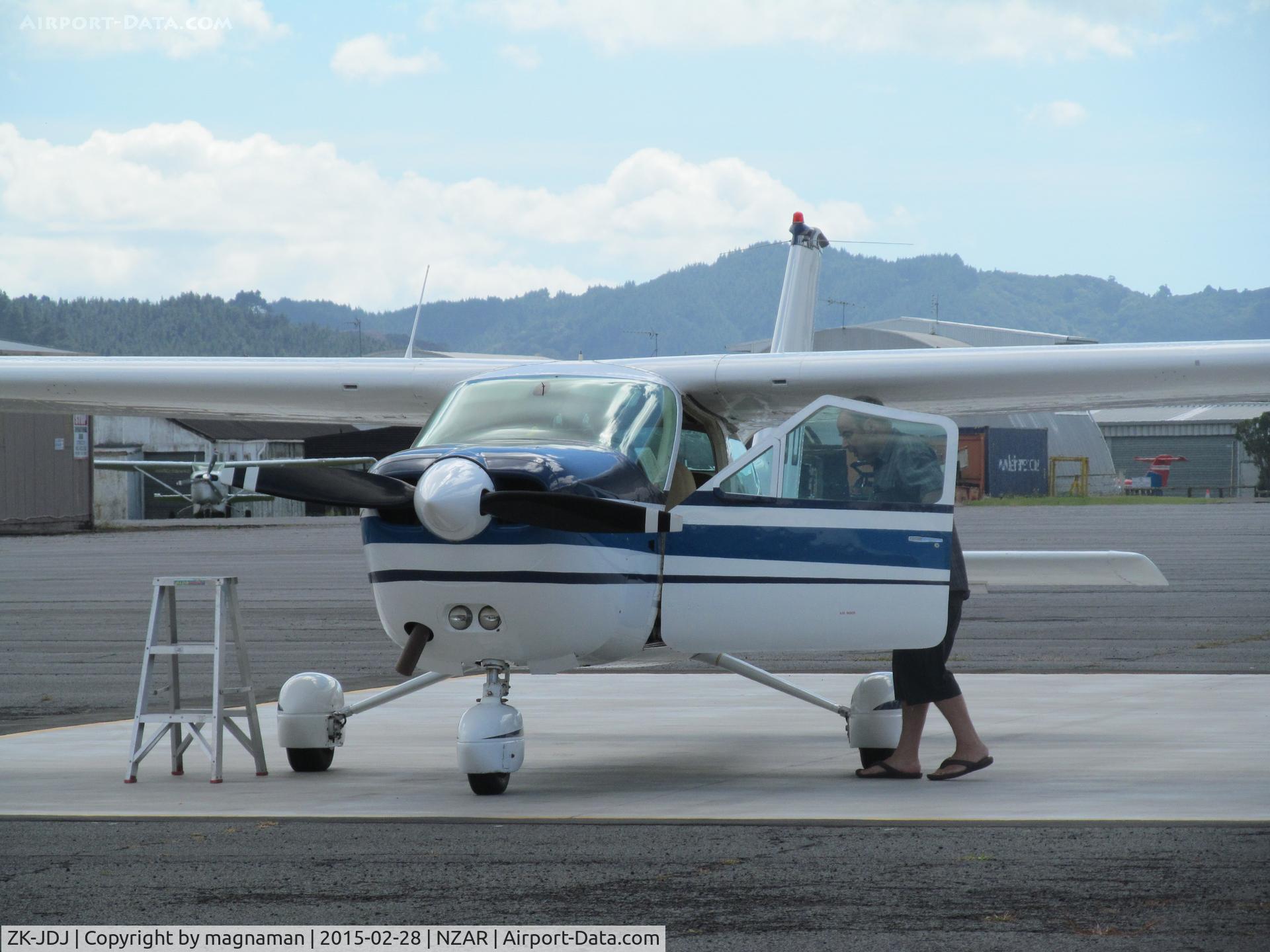 ZK-JDJ, Cessna 177B Cardinal C/N 17702472, on new fuel stand at ardmore