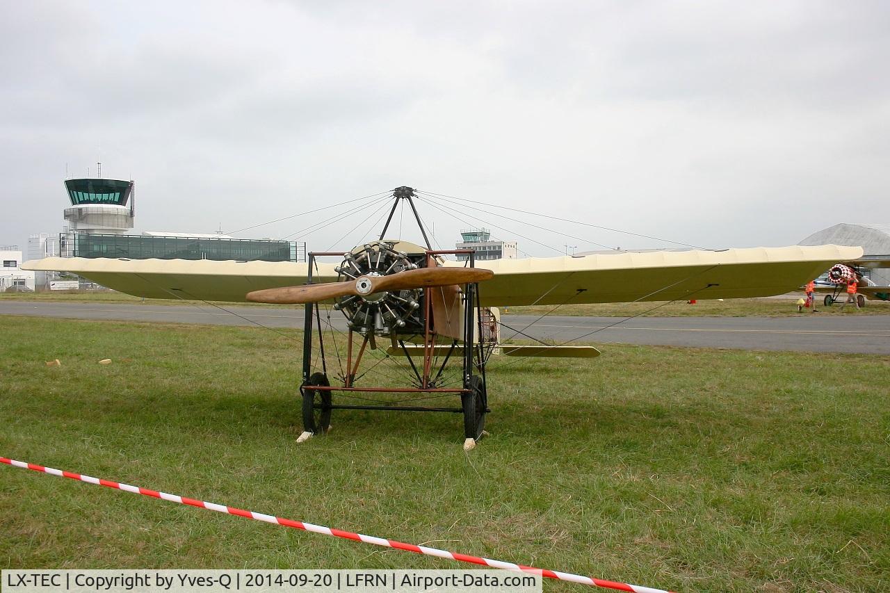LX-TEC, Bleriot XI Replica C/N unknow, Bleriot XI Replica, Static display, Rennes-St Jacques airport (LFRN-RNS) Air show 2014