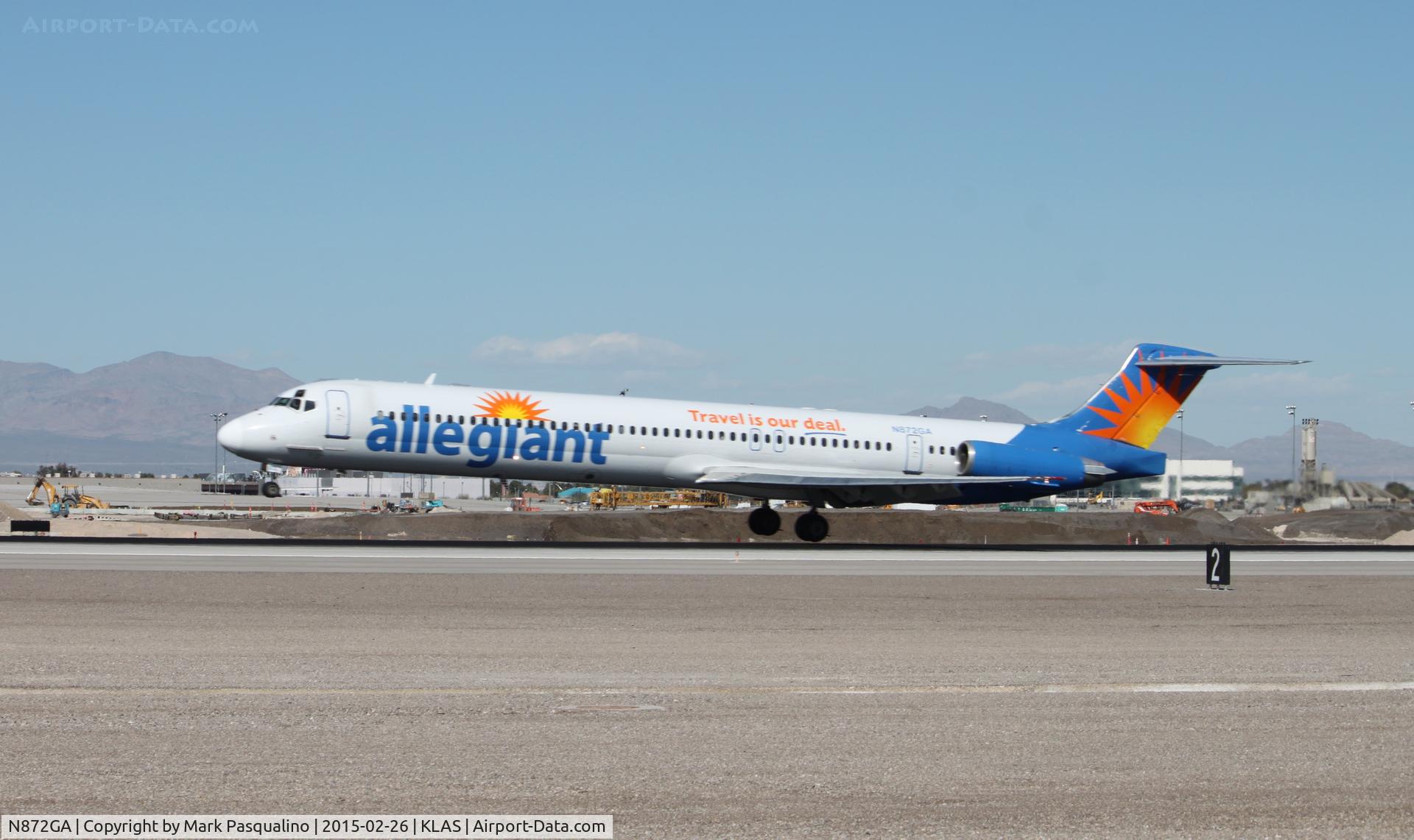 N872GA, 1991 McDonnell Douglas MD-83 (DC-9-83) C/N 53295, MD-83