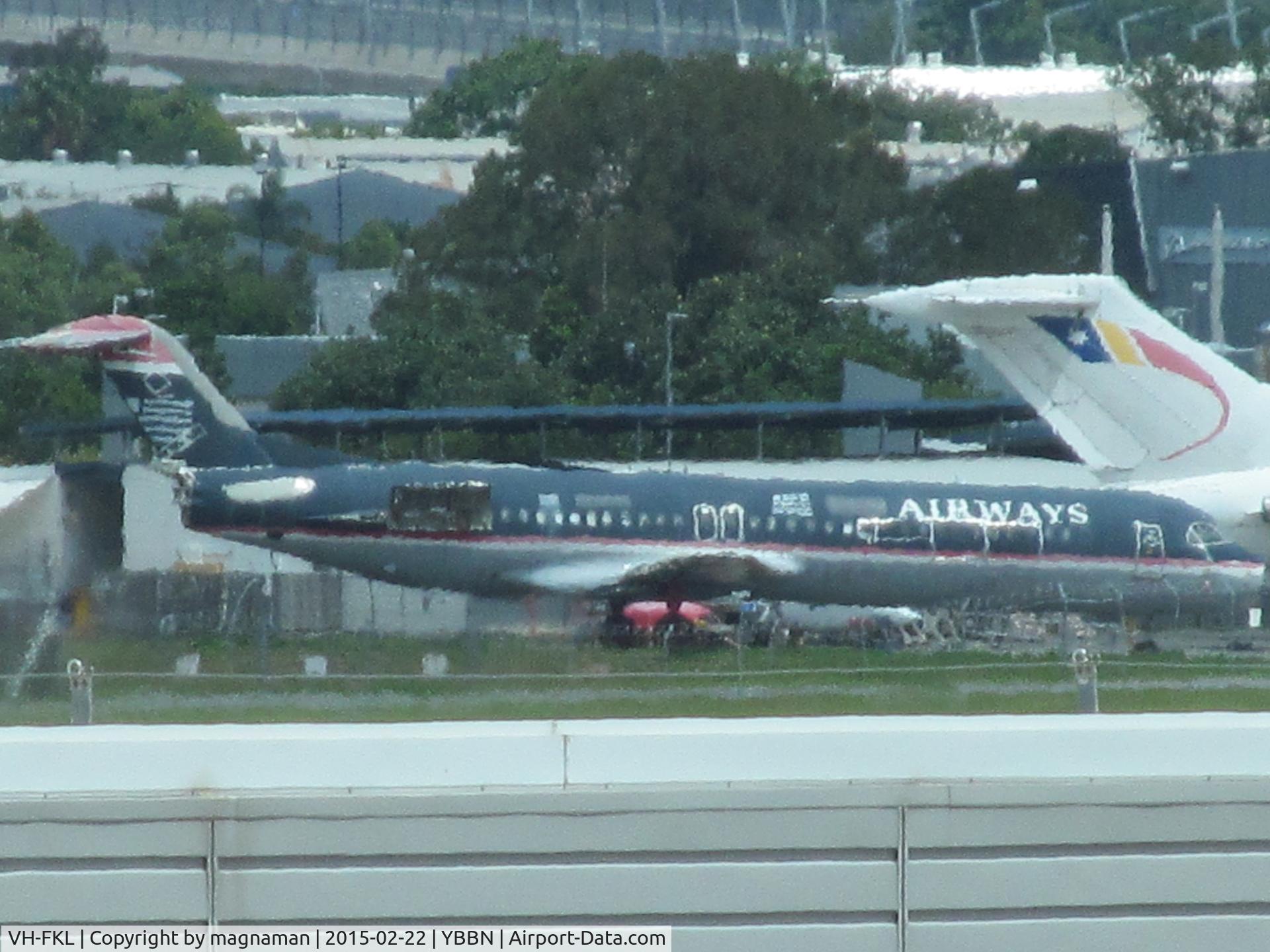 VH-FKL, Fokker 70 (F-28-0070) C/N 11380, at BNE - used for spares