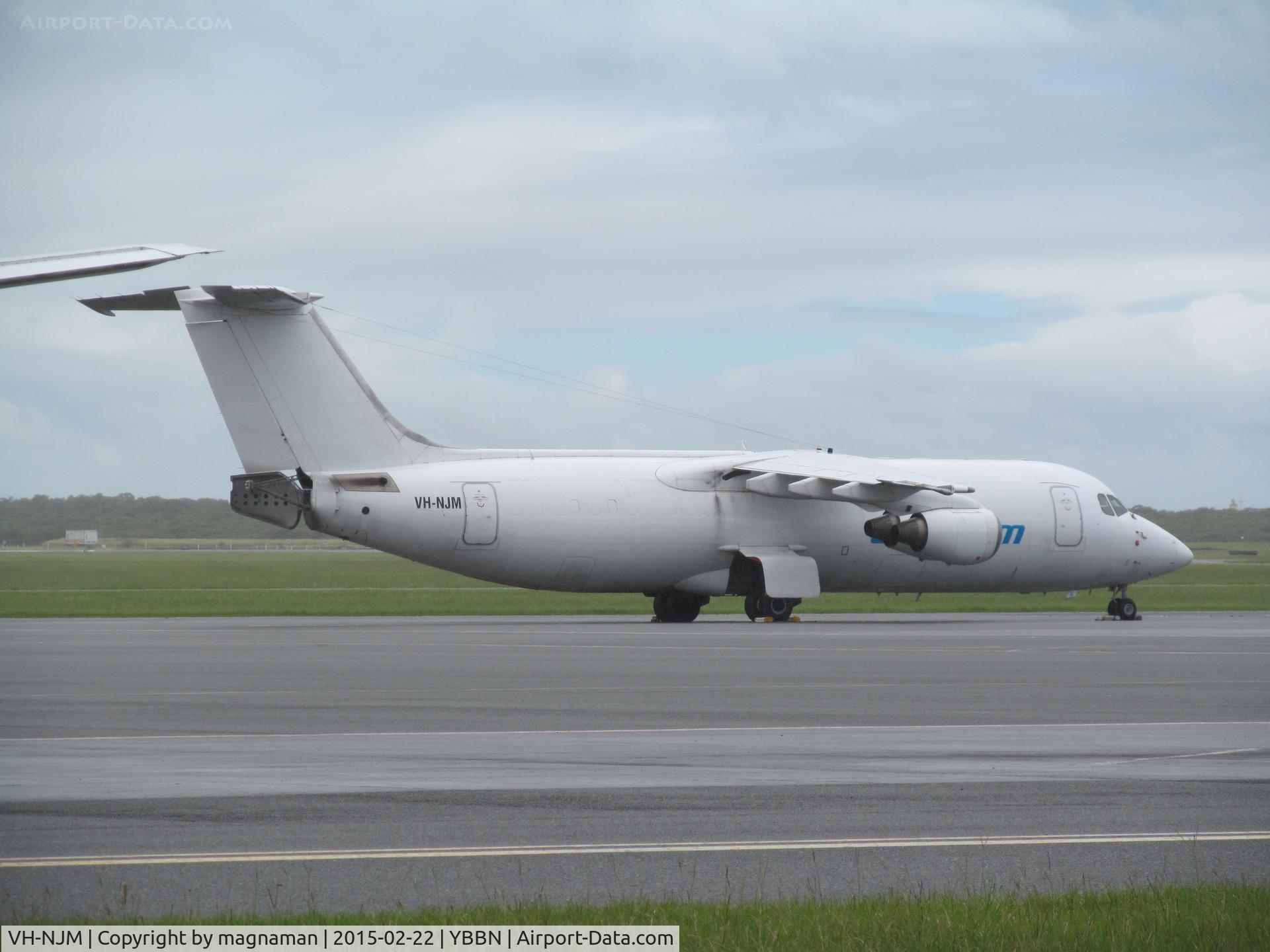 VH-NJM, 1991 British Aerospace BAe.146-300 C/N E3194, possibly in storage?