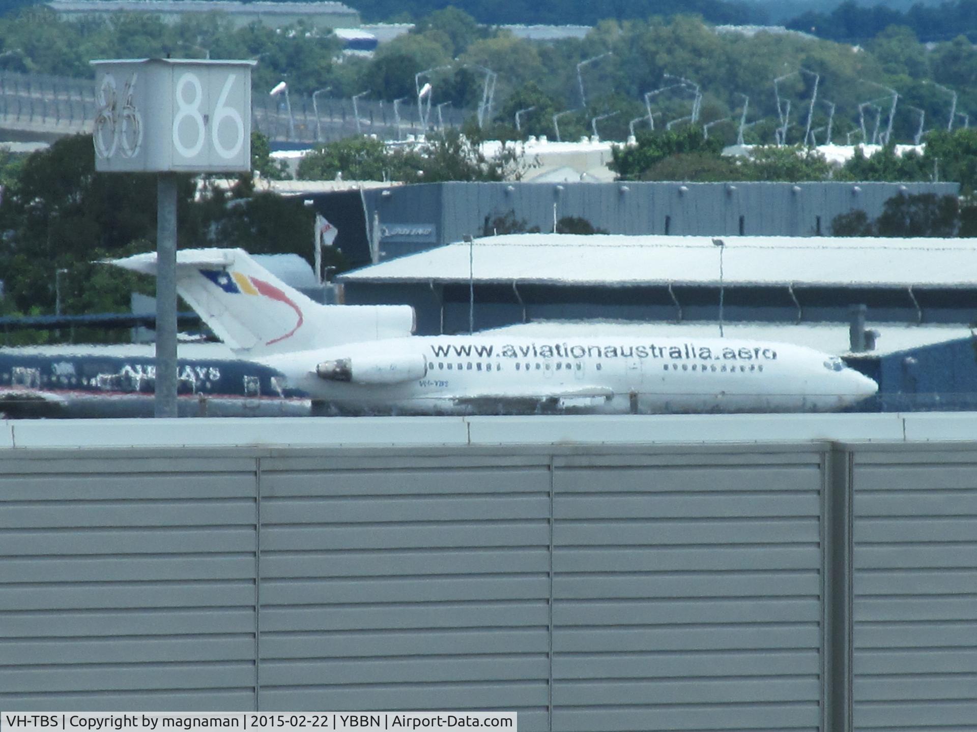 VH-TBS, 1969 Boeing 727-77 C/N 20278, in store at BNE