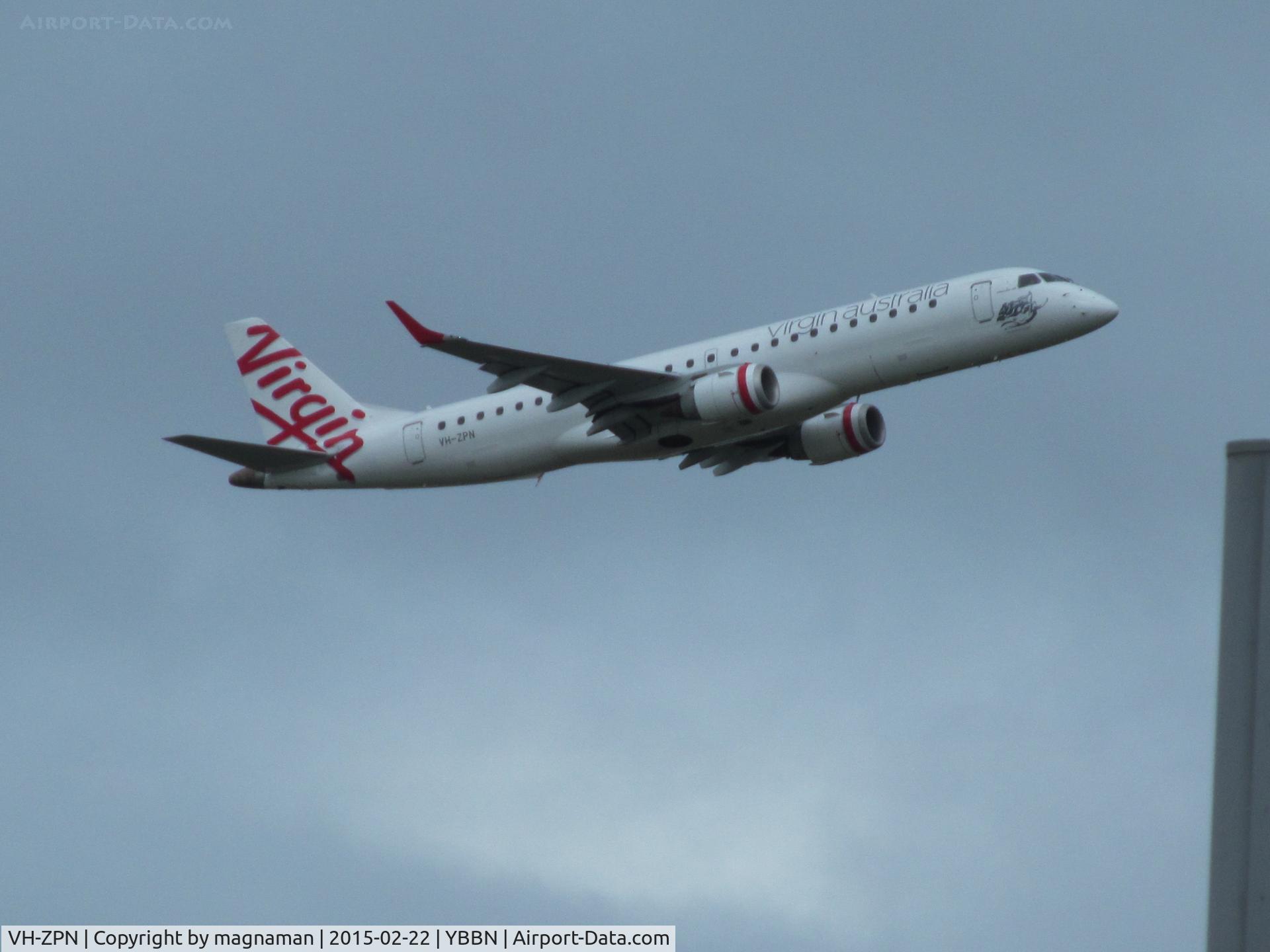 VH-ZPN, 2009 Embraer 190AR (ERJ-190-100IGW) C/N 19000312, just got it in time!
