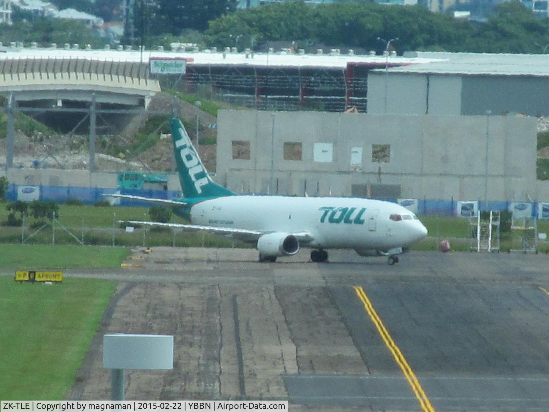 ZK-TLE, Boeing 737-3S1 C/N 24834, Parked at southern end of airfield.