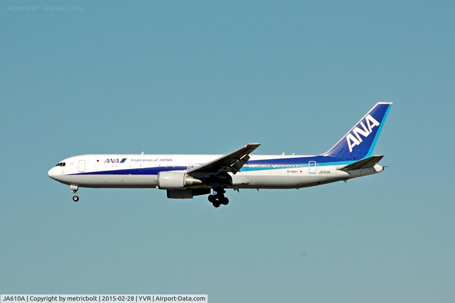 JA610A, 2002 Boeing 767-381/ER C/N 32979, Arrival from Narita