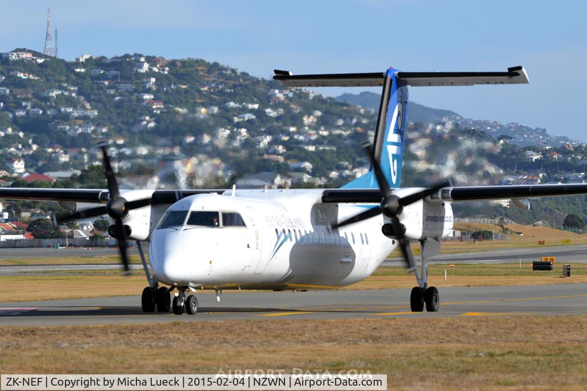 ZK-NEF, 2005 De Havilland Canada DHC-8-311 Dash 8 C/N 620, At Wellington