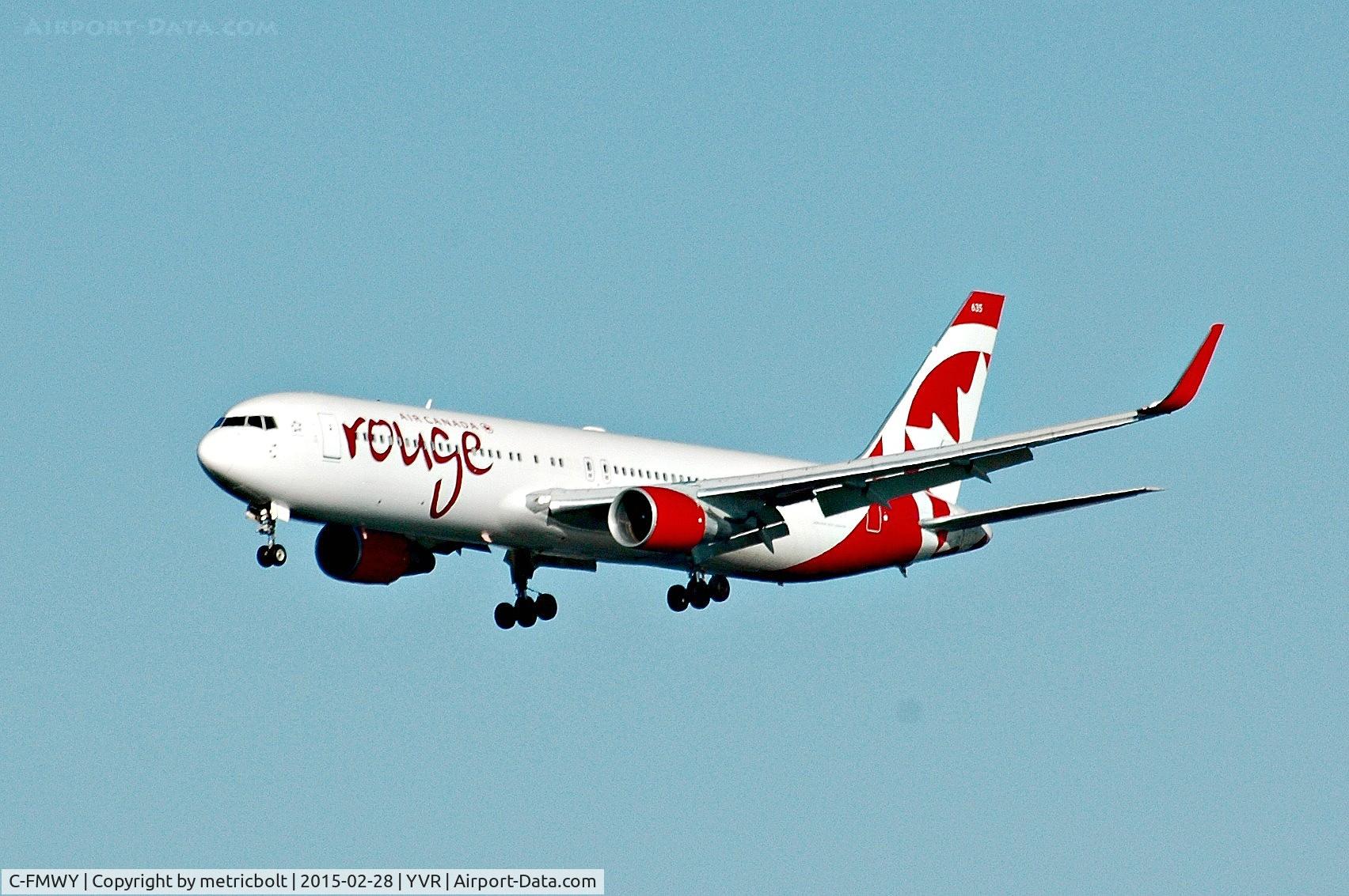 C-FMWY, 1995 Boeing 767-333/ER C/N 25587, Arrival from LAX