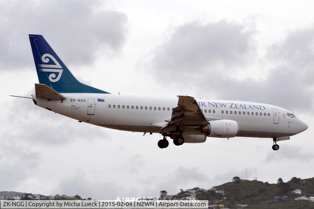 ZK-NGG, 1999 Boeing 737-319 C/N 25606, At Wellington