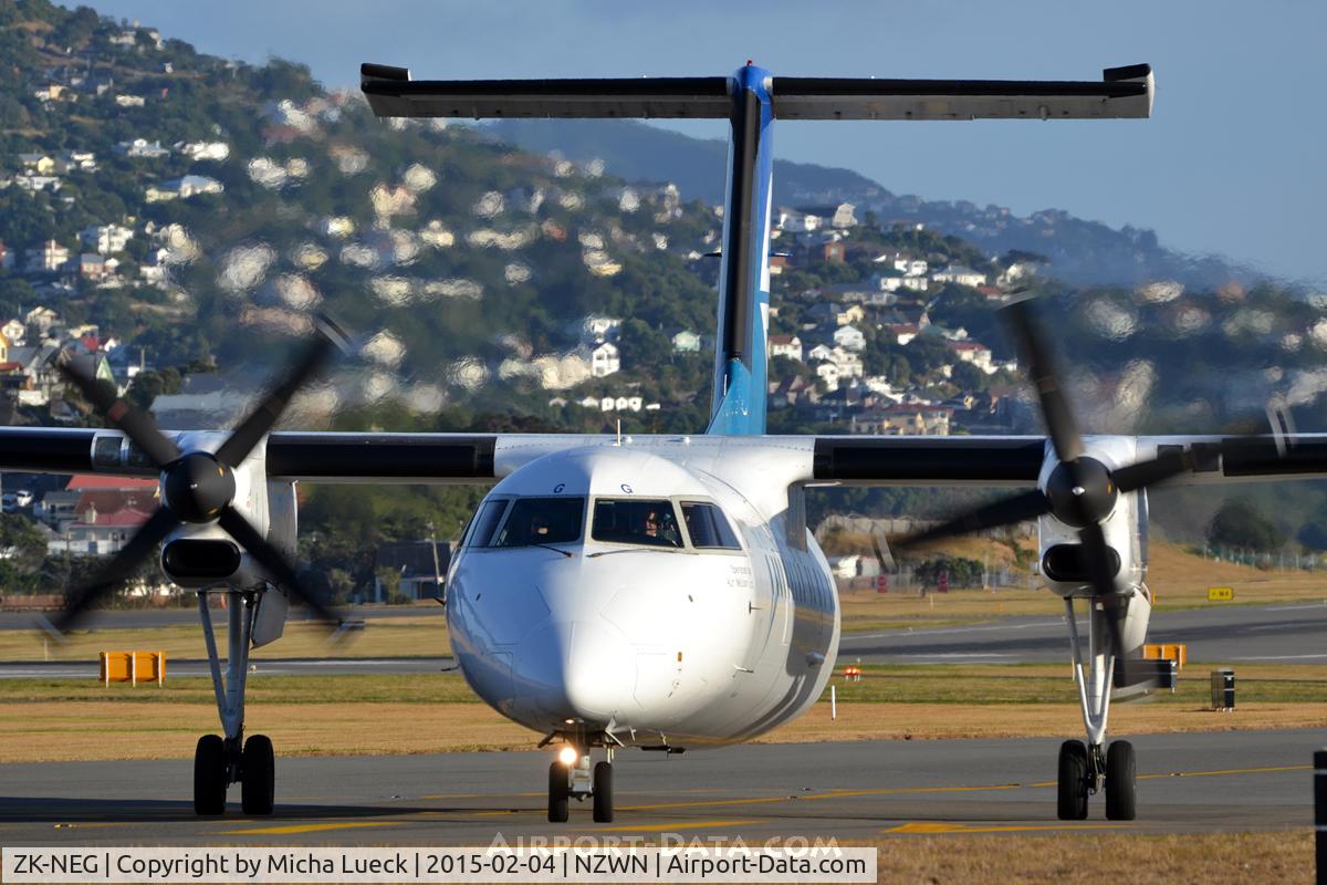 ZK-NEG, 2006 De Havilland Canada DHC-8-311 Dash 8 C/N 621, At Wellington