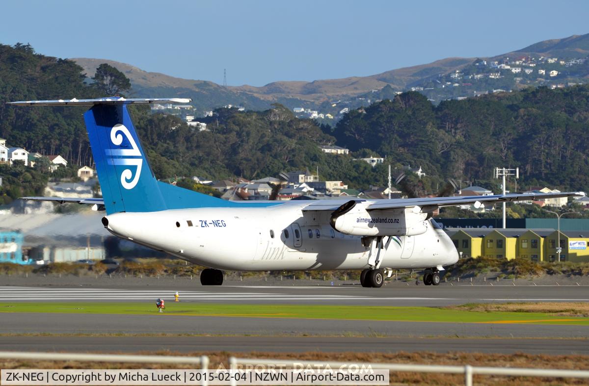 ZK-NEG, 2006 De Havilland Canada DHC-8-311 Dash 8 C/N 621, At Wellington