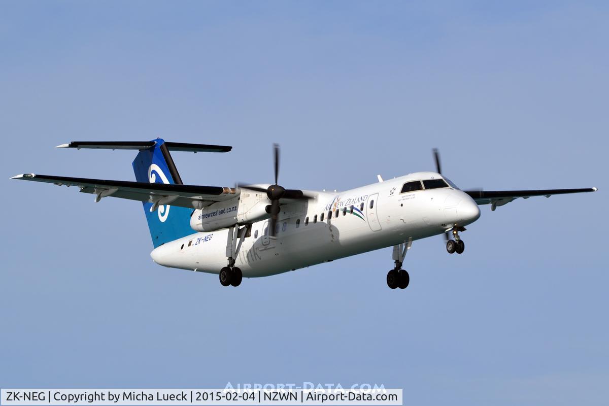 ZK-NEG, 2006 De Havilland Canada DHC-8-311 Dash 8 C/N 621, At Wellington