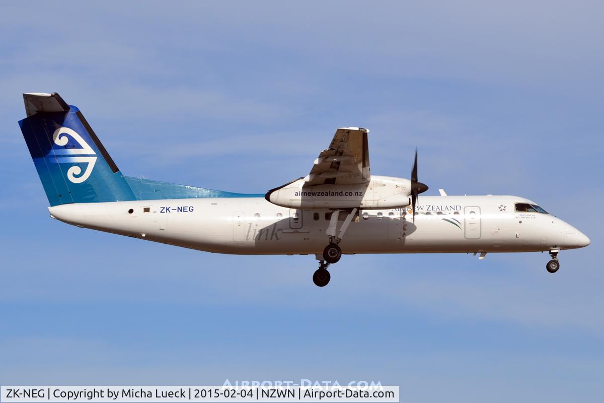 ZK-NEG, 2006 De Havilland Canada DHC-8-311 Dash 8 C/N 621, At Wellington