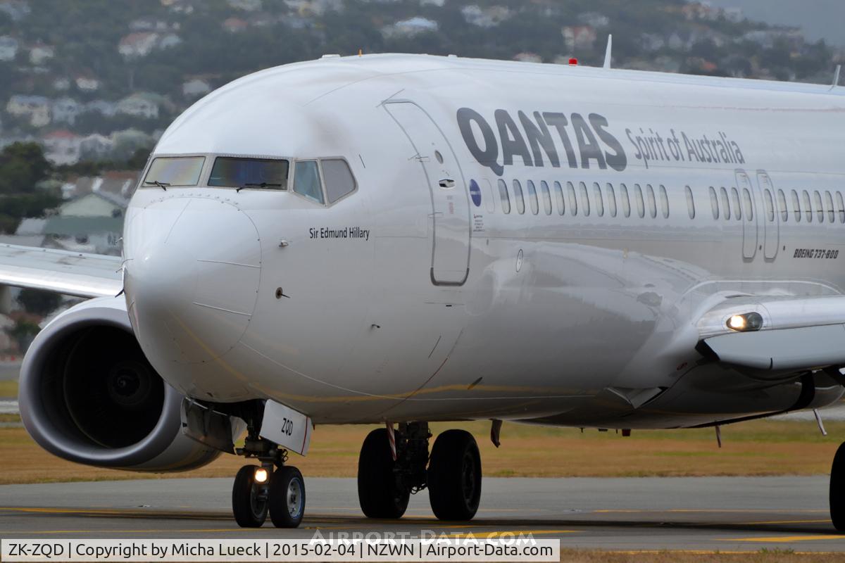 ZK-ZQD, 2011 Boeing 737-838 C/N 34203, At Wellington
