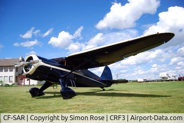 CF-SAR, 1944 Stinson V77 Reliant C/N 77-304, At Edmonton Villeneuve Rose Field (CRF3)
