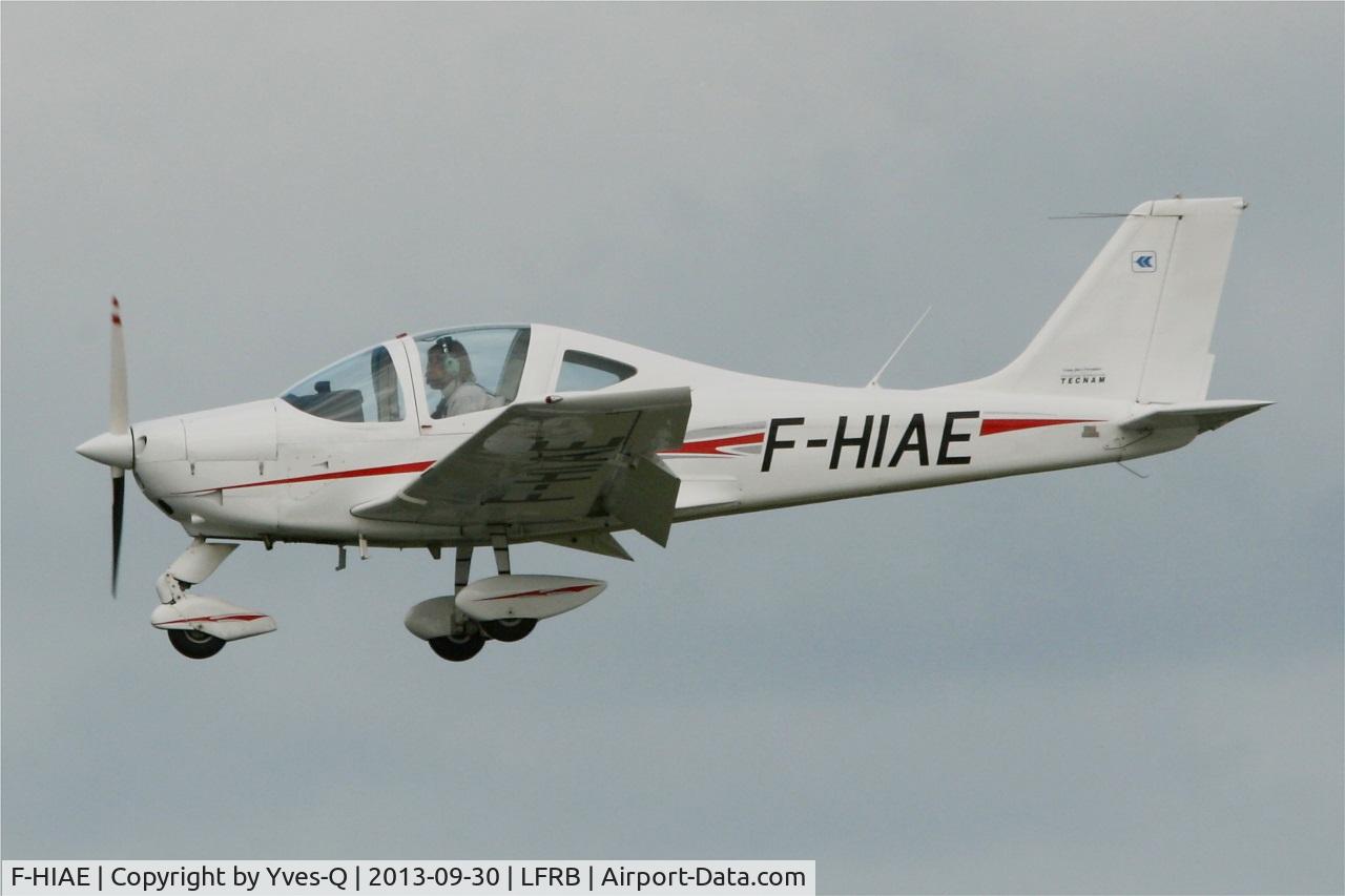 F-HIAE, Tecnam P-2002JF Sierra C/N Not found F-HIAE, Tecnam P2002 JF, Short approach rwy 25L, Brest-Bretagne airport (LFRB-BES)