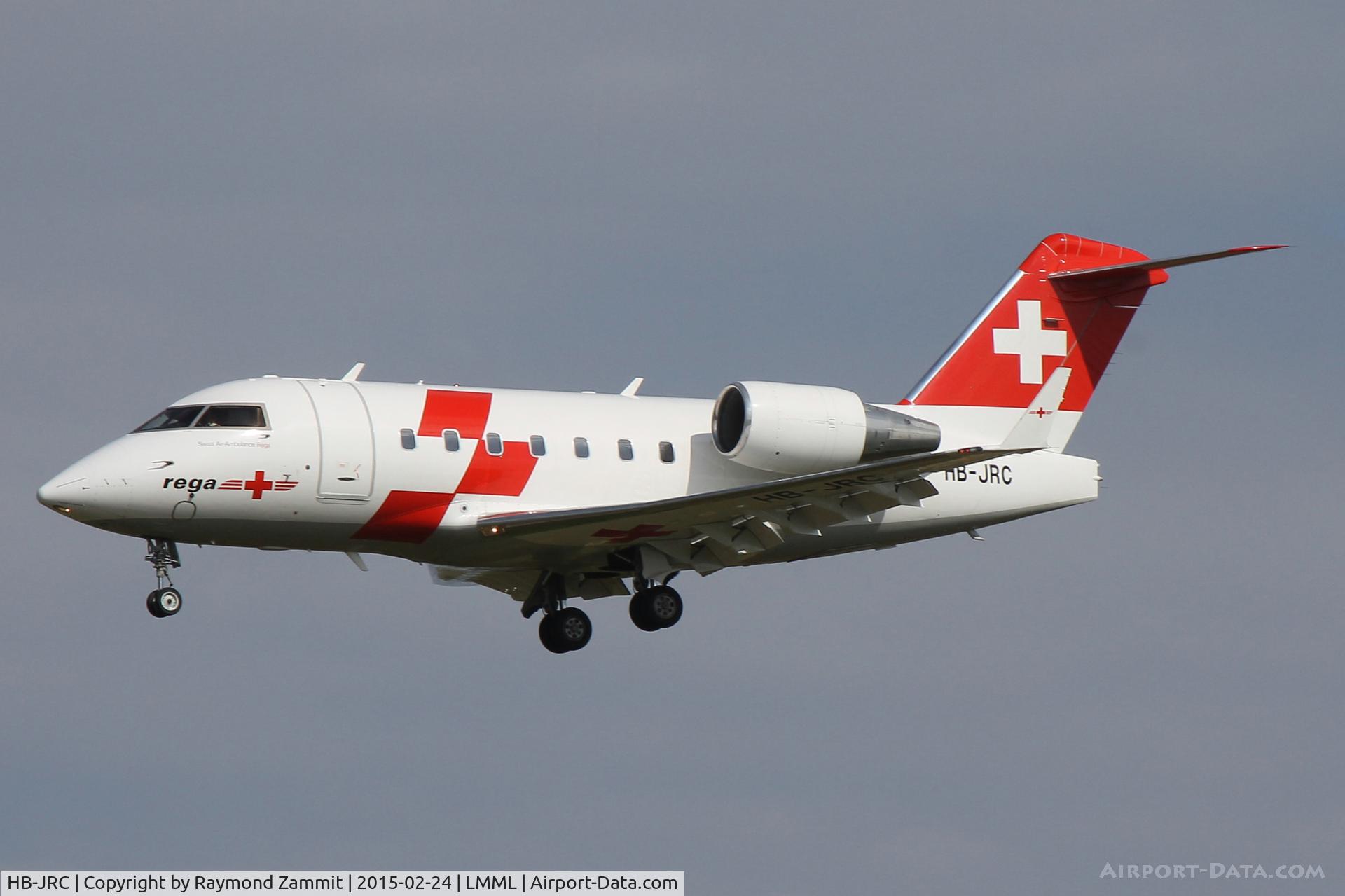 HB-JRC, 2002 Bombardier Challenger 604 (CL-600-2B16) C/N 5540, Canadair CL600 Challenger HB-JRC Swiss Air Ambulance
