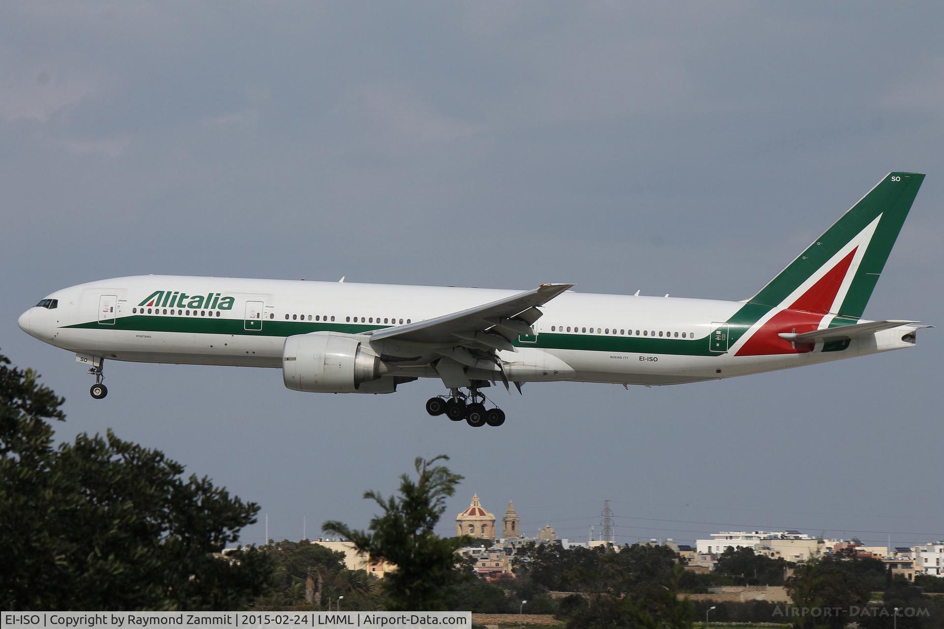EI-ISO, 2002 Boeing 777-243/ER C/N 32857, B777 EI-ISO Alitalia
