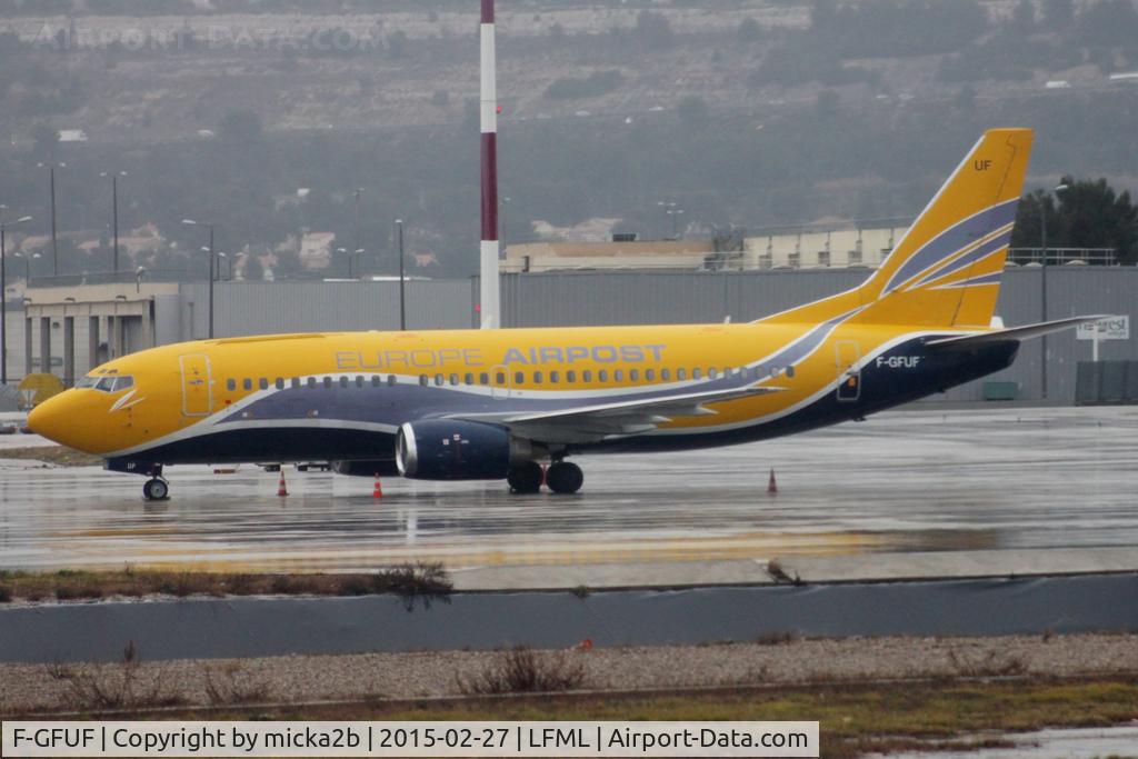 F-GFUF, 1989 Boeing 737-3B3QC C/N 24388, Parked
