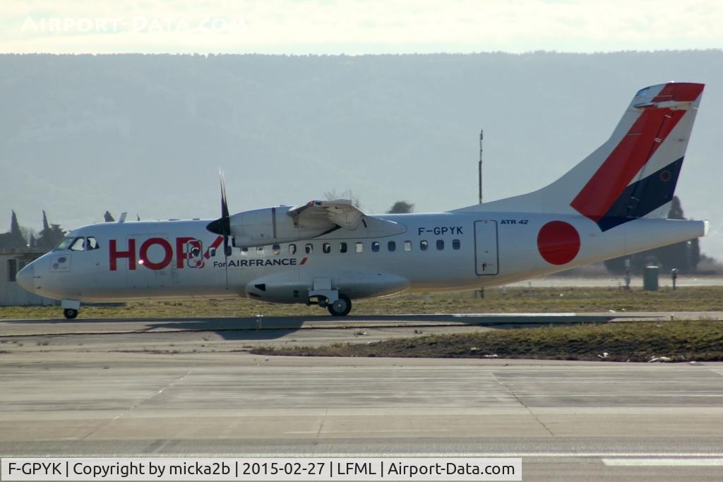 F-GPYK, 1997 ATR 42-500 C/N 537, Taxiing