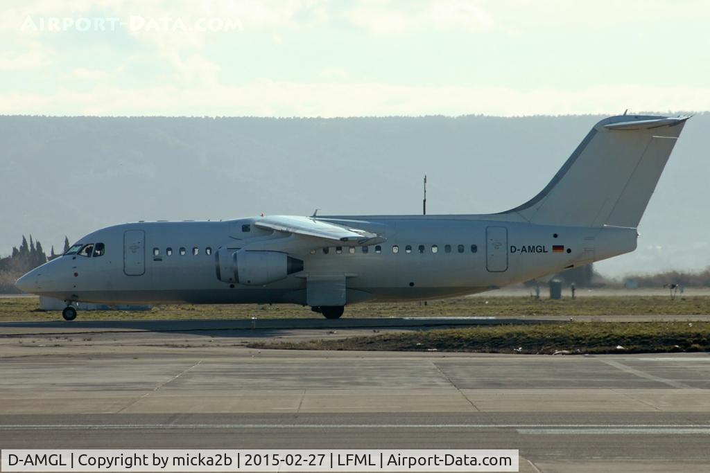 D-AMGL, 1986 British Aerospace BAe.146-200 C/N E2055, Taxiing