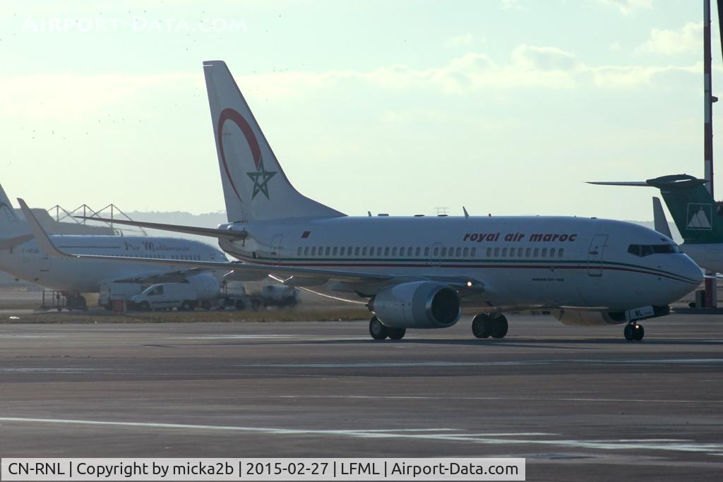 CN-RNL, 1999 Boeing 737-7B6 C/N 28982, Taxiing. Scrapped in december 2023.