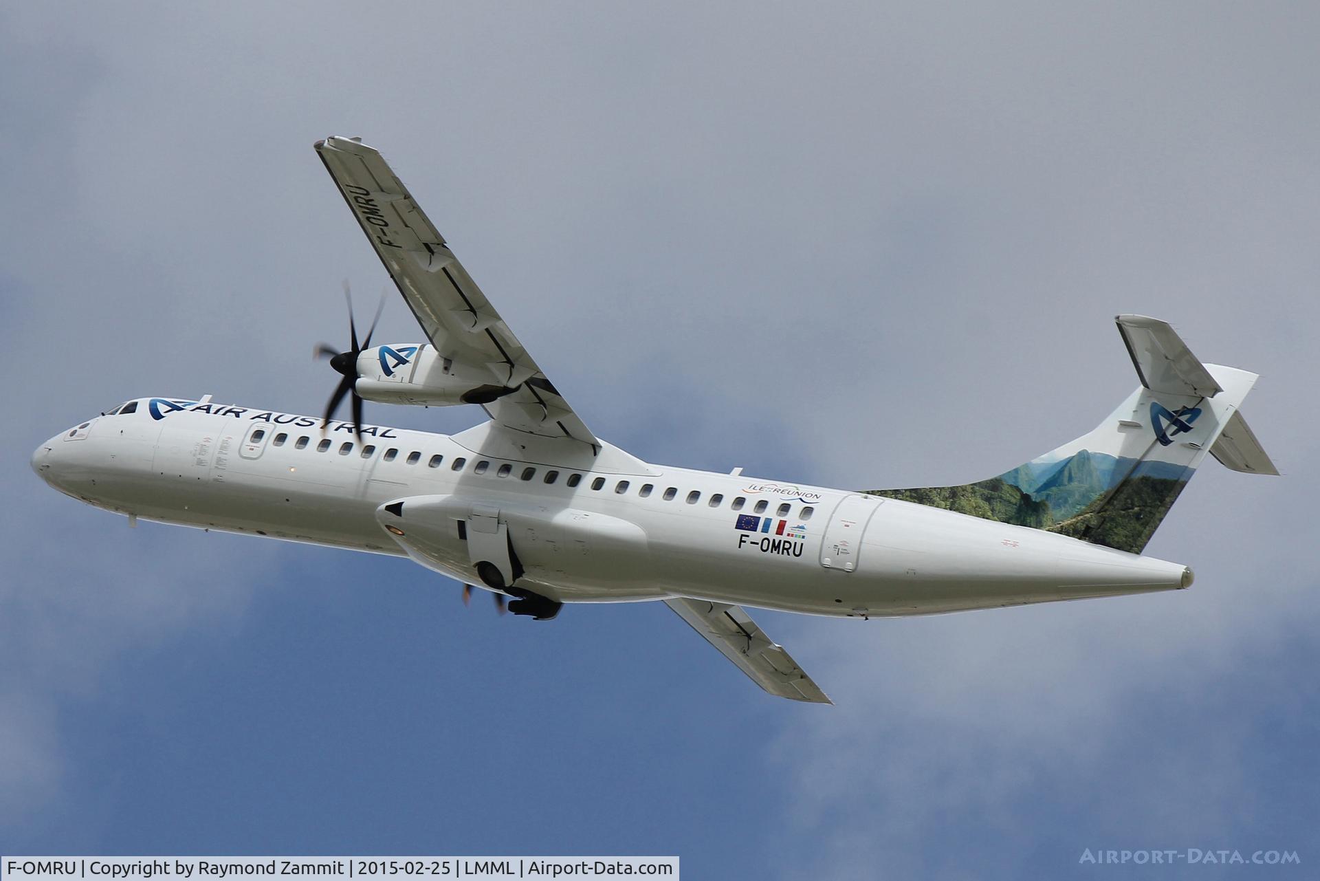 F-OMRU, 2008 ATR 72-212A C/N 855, ATR72 F-OMRU Air Austral