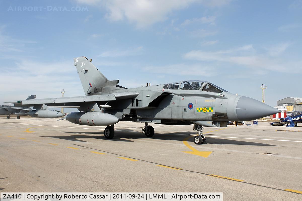 ZA410, 1983 Panavia Tornado GR.4 C/N 227/BT034/3109, Malta International Airshow 2011